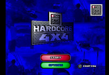 TNN Motor Sports Hardcore 4x4 Title Screen